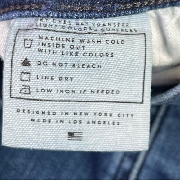 Ayr The Chiller Jeans Women’s 26* Blue Skinny Mid-Rise Dark Denim Stretch - Picture 6 of 13